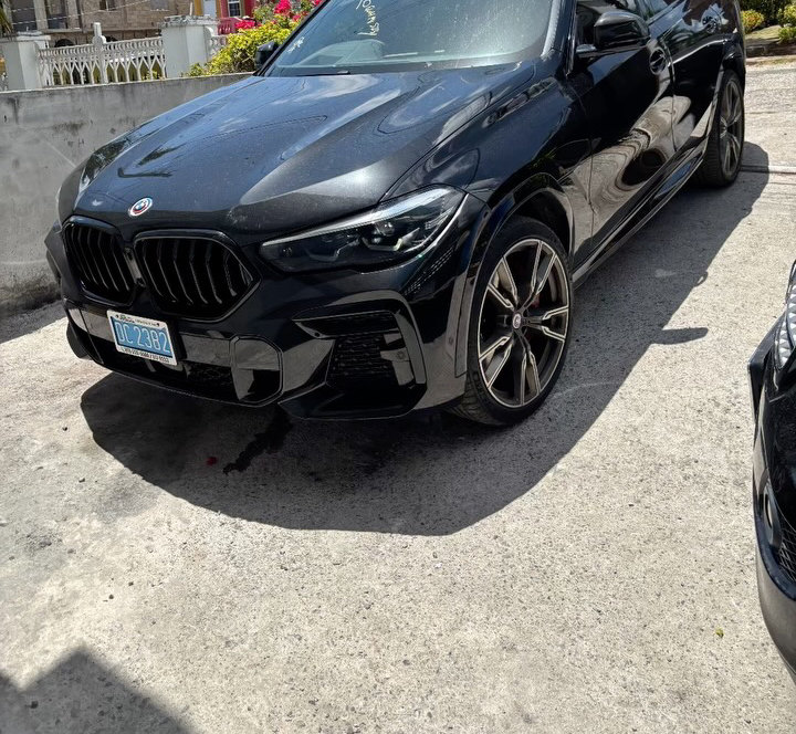 A BMW X6 M50i in for servicing at JRC Automotive, Ocho Rios